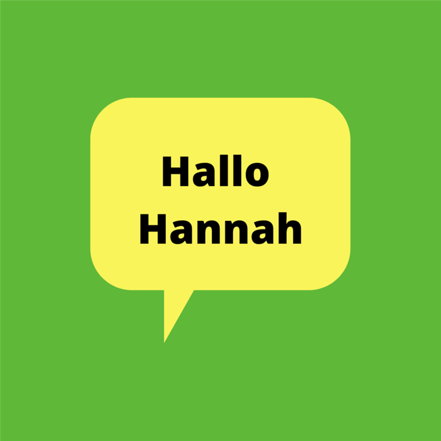 Bericht Hallo Hannah bekijken